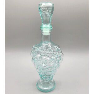 Vetreria Etrusca Mod Dep Glass Wine Decanter Italy Aqua Glass 500 ml
